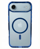Skynup Lumen Collection: Blue Edge MagSafe Case for iPhone 17 Air | Premium Designer Mobile Back Cover | Skynup