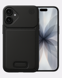 SkynUp Capri Metallic Aroma Perfume Back Cover for iPhone 17 | Metallic Finish | Protective Design | Brown