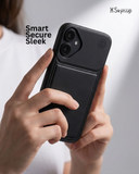 SkynUp Capri Metallic Aroma Perfume Back Cover for iPhone 17 | Metallic Finish | Protective Design | Brown