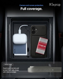 SkynUp Capri Metallic Aroma Perfume Back Cover for iPhone 17 | Metallic Finish | Protective Design | Brown