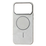 Skynup Noir Collection: White Stone Textured MagSafe Case for iPhone 17 Pro Max | Premium Designer Mobile Back Cover | Skynup