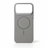 SkynUp Halo Magnetic Back Cover Case Compatible with iPhone 17 Pro | Shockproof Hybrid TPU & Hard PC Matte Finish | Slim Wireless Charging Protection | Grey