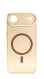 SkynUp Arto MagFit Back Cover Case for iPhone 17 Air | Magnetic Wireless Charging Compatible with MagSafe | Hard Back Protection | Gold