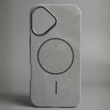 SkynUp Noir Fabric MagFit Back Cover Case for iPhone 17 | Magnetic Charging Compatible | Shockproof Compatible with MagSafe