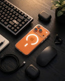 Skynup Lumen Collection: Deep Blue MagSafe Case for iPhone 17 Pro Max | Premium Designer Mobile Back Cover | Skynup