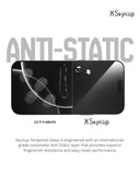 SkynUp Anti Static Tempered Glass Screen Protector Guard | High Clarity, 9H Hardness Scratch Resistant, Full Coverage, Military-Grade, Shatterproof, Screen Guard