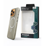 SkynUp Velar Premium Textured Back Cover Case for iPhone 16 Pro | Slim & Stylish Finish | Grey