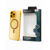 SkynUp Velar Premium Textured Back Cover Case for iPhone 16 Pro| Slim & Stylish Finish | Gold