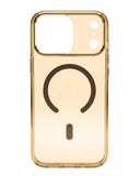 SkynUp Arto MagFit Back Cover Case for iPhone 17 Pro Max | Magnetic Wireless Charging Compatible with MagSafe | Hard Back Protection | Gold