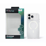 SkynUp Velar Premium Textured Back Cover Case for iPhone 17 Pro Max | Slim & Stylish Finish | White