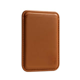 SkynUp Willy Magfit Card Holder Wallet | Magnetic Faux Leather Wallet Compatible with MagSafe | Designed for MagSafe Compatible 17/16/15/14/13/12/Pro/Pro Max/Plus Series