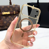 Skynup Arto Collection: Champagne Gold MagSafe Case for iPhone 17 Pro | Premium Designer Mobile Back Cover | Skynup