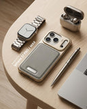 SkynUp Capri Metallic Aroma Perfume Back Cover for iPhone 17 Pro | Metallic Finish | Protective Design | Grey