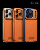 SkynUp Capri Metallic Aroma Perfume Back Cover for iPhone 17 Pro | Metallic Finish | Protective Design | Orange