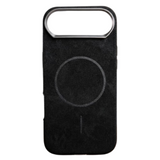SkynUp Noir Fabric MagFit Back Cover Case for iPhone 17 Air | Magnetic Charging Compatible | Shockproof Compatible with MagSafe | Black
