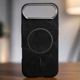 Skynup Noir Collection: Titanium Grey Textured MagSafe Case for iPhone 17 Air | Premium Designer Mobile Back Cover | Skynup