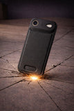 SkynUp Capri Metallic Aroma Perfume Back Cover for iPhone 17 Air | Metallic Finish | Protective Design | Black