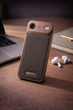 SkynUp Capri Metallic Aroma Perfume Back Cover for iPhone 17 Air | Metallic Finish | Protective Design | Gold