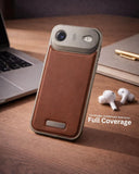 SkynUp Capri Metallic Aroma Perfume Back Cover for iPhone 17 Air | Metallic Finish | Protective Design | Brown