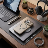 SkynUp Velar Premium Textured Back Cover Case for iPhone 17 Pro | Slim & Stylish Finish | Grey