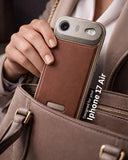 SkynUp Capri Metallic Aroma Perfume Back Cover for iPhone 17 Air | Metallic Finish | Protective Design | Brown