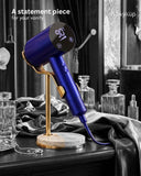 Skynup Pixel 1600 Watt Ionic Hair Dryer with Touch Screen Control | 360° Magnetic Rotating Nozzle | 4 Heat 3 Wind Speed Modes | Negative Ion Anti-Frizz | Hot Cold Air Function | Professional Quiet Blow Dryer | Grey