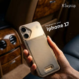 SkynUp Capri Metallic Aroma Perfume Back Cover for iPhone 17 | Metallic Finish | Protective Design | Grey
