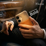 SkynUp Capri Metallic Aroma Perfume Back Cover for iPhone 17 | Metallic Finish | Protective Design | Brown