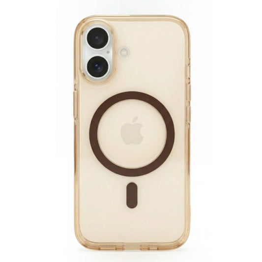 SkynUp Arto MagFit Back Cover Case for iPhone 17 | Magnetic Wireless Charging Compatible with MagSafe | Hard Back Protection | Gold