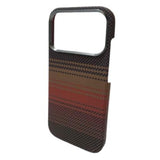 SkynUp Kevlar Premium Textured Back Cover Case for iPhone 17 Pro | Ultra-Slim Carbon Fiber Design | Mustard