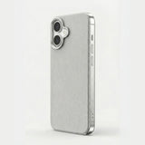 SkynUp Linea Premium Leather Back Cover Case for iPhone 17 | MagSafe Compatible | Grey