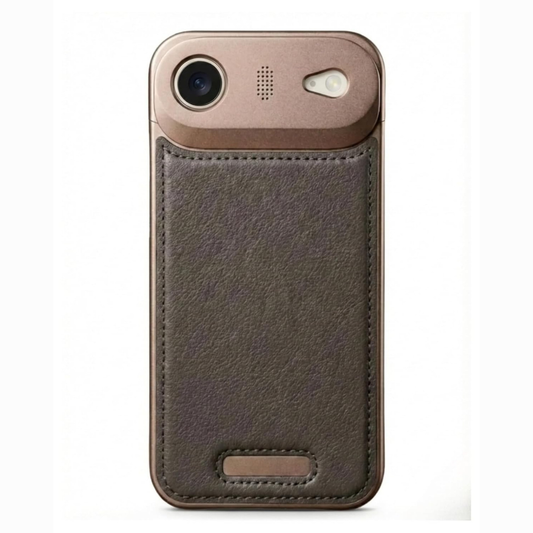 SkynUp Capri Metallic Aroma Perfume Back Cover for iPhone 17 Air | Metallic Finish | Protective Design | Gold