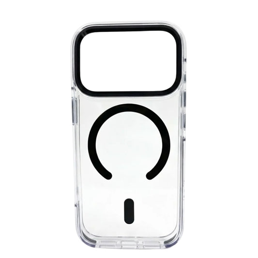 Skynup Clario Collection: Crystal Clear Case with Black Lens Guard for iPhone 17 Pro | Premium Designer Mobile Back Cover | Skynup