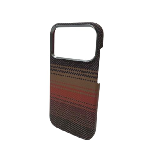 SkynUp Kevlar Premium Textured Back Cover Case for iPhone 17 Pro | Ultra-Slim Carbon Fiber Design