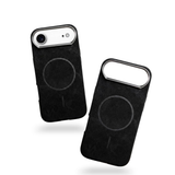 SkynUp Noir Fabric MagFit Back Cover Case for iPhone 17 Air | Magnetic Charging Compatible | Shockproof Compatible with MagSafe | Black