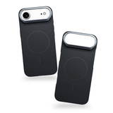 SkynUp Halo Magnetic Back Cover Case Compatible with iPhone 17 Air | Shockproof Hybrid TPU & Hard PC Matte Finish | Slim Wireless Charging Protection | Black