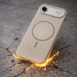 SkynUp Halo Magnetic Back Cover Case Compatible with iPhone 17 Air | Shockproof Hybrid TPU & Hard PC Matte Finish | Slim Wireless Charging Protection | Grey