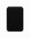 SkynUp Handy Magnetic Wallet with Built-in Stand Tripod Stand | Strong Magnets | Holds 3+ Cards | Magsafe Wallet Compatible with iPhone 17/16/15/14/13/12/Pro/Pro Max/Plus Series (Meteroite Grey)