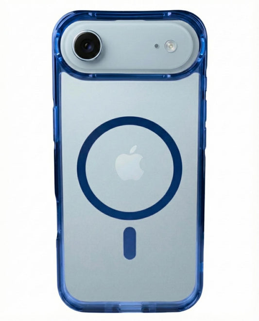 Skynup Lumen Collection: Blue Edge MagSafe Case for iPhone 17 Air | Premium Designer Mobile Back Cover | Skynup