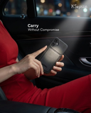 SkynUp Capri Metallic Aroma Perfume Back Cover for iPhone 17 | Metallic Finish | Protective Design | Brown