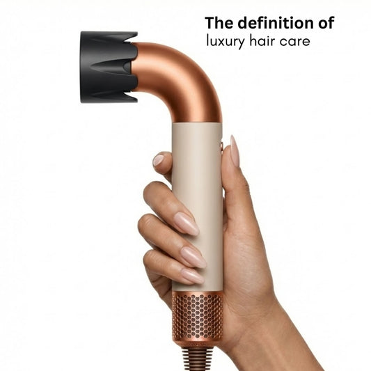 Skynup Doodle Ionic Hair Dryer with Touch Screen Control | 360° Magnetic Rotating Nozzle | 4 Heat 3 Wind Speed Modes | Negative Ion Anti-Frizz | Hot Cold Air Function | Professional Quiet Blow Dryer