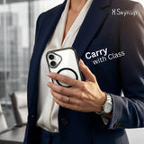 Skynup Lumen Collection: Crystal Clear MagSafe Case for iPhone 17 | Premium Designer Mobile Back Cover | Skynup