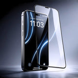 SkynUp 3D Silicon Tempered Glass Screen Protector Guard for iPhone 17 Air | High Clarity, 9H Hardness Scratch Resistant, Full Coverage, Military-Grade, Shatterproof, Screen Guard
