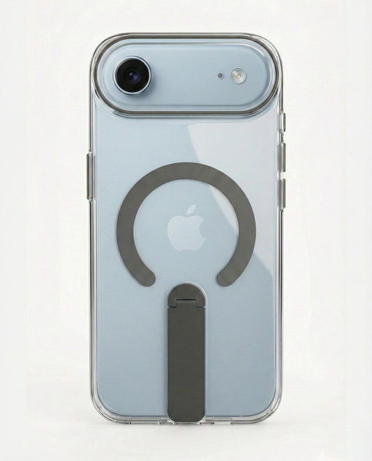 Skynup Titan Collection: Metallic Silver MagSafe Case for iPhone 17 Air | Premium Designer Mobile Back Cover | Skynup