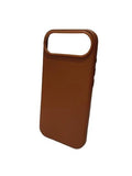 SkynUp ORO Premium Faux Leather Back Cover Case for iPhone 17 Air | Slim & Stylish Mobile Cover | Coffee