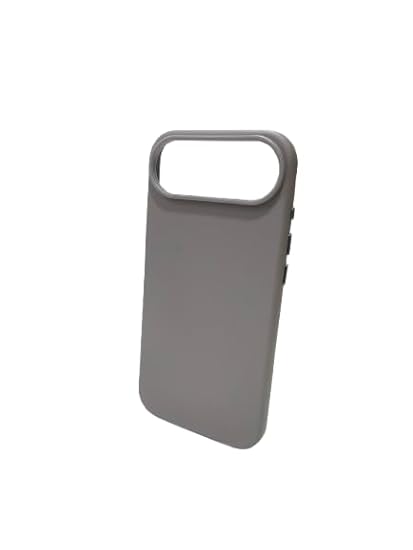 SkynUp ORO Premium Faux Leather Back Cover Case for iPhone 17 Air | Slim & Stylish Mobile Cover | Grey