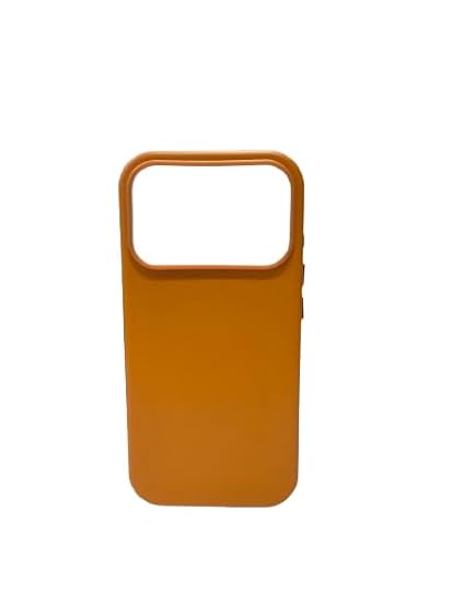 SkynUp ORO Premium Faux Leather Back Cover Case for iPhone 17 Pro Max | Slim & Stylish Mobile Cover | Gold Brown