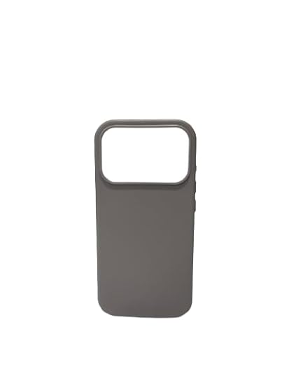 SkynUp ORO Premium Faux Leather Back Cover Case for iPhone 17 Pro Max | Slim & Stylish Mobile Cover | Grey