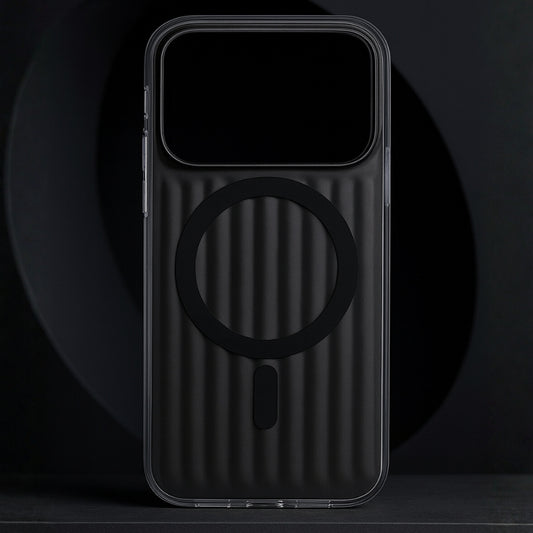 Skynup Prism Collection: Metallic Ribbed MagSafe Case for iPhone 17 Pro Max | Premium Designer Mobile Back Cover | Skynup