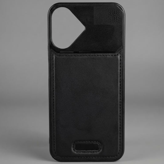 Skynup Capri Collection: Vintage Leather & Aluminum Hybrid Case for iPhone 17 | Premium Designer Mobile Back Cover | Skynup